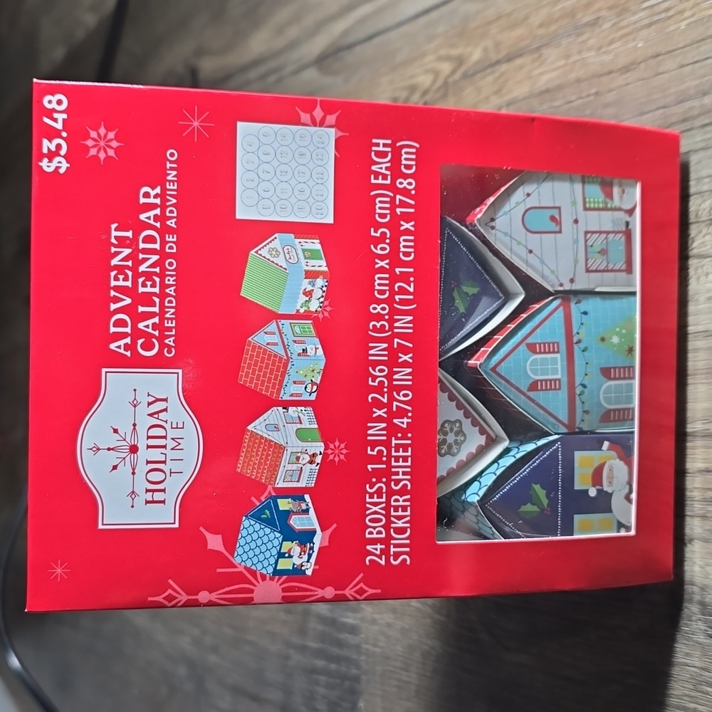 9 Sets of Holiday Time Advent Calendar Houses (24each)
